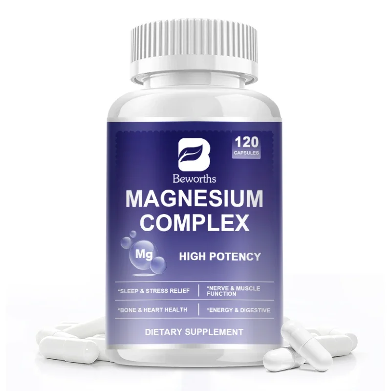 

Beworths High Absorption Magnesium Capsules Support Bone& Nerve Health Calm Help Sleep Repair Damaged Muscles Deep Sleep