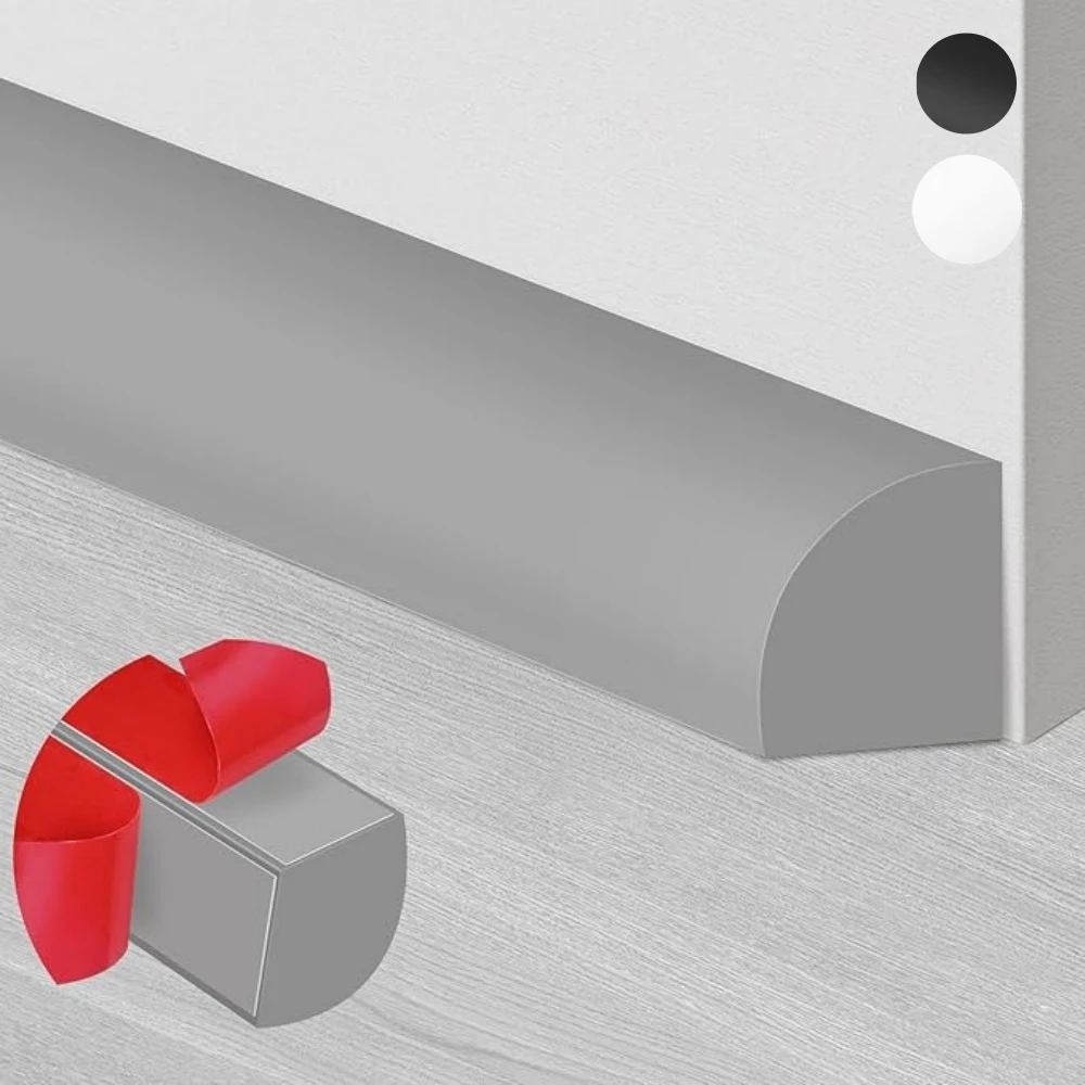 Moldura redonda de un cuarto Flexible, autoadhesiva para pared, borde de azulejo, suelo, esquina, escalera, gabinete, bañera, 6m/236,22 pulgadas, 1 ud.