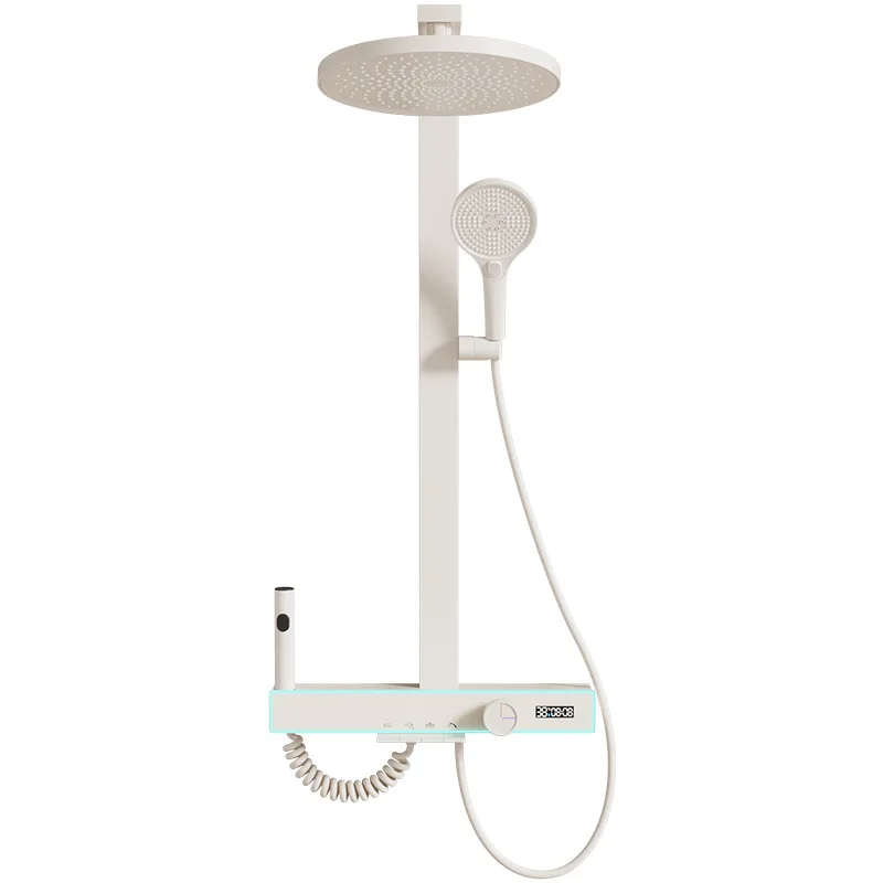 

Digital atmosphere piano key shower shower set, home pressurization