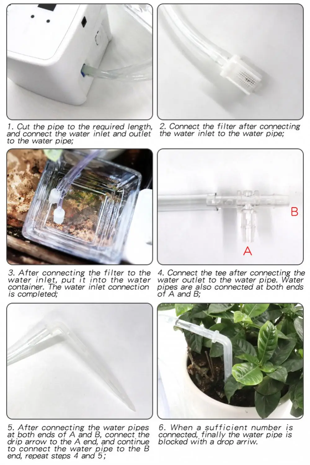 Xiaomi WIFI Intelligent Watering Device Double Pump Timed Automatic Drip Irrigation System Remote Controller Garden Plant Flower