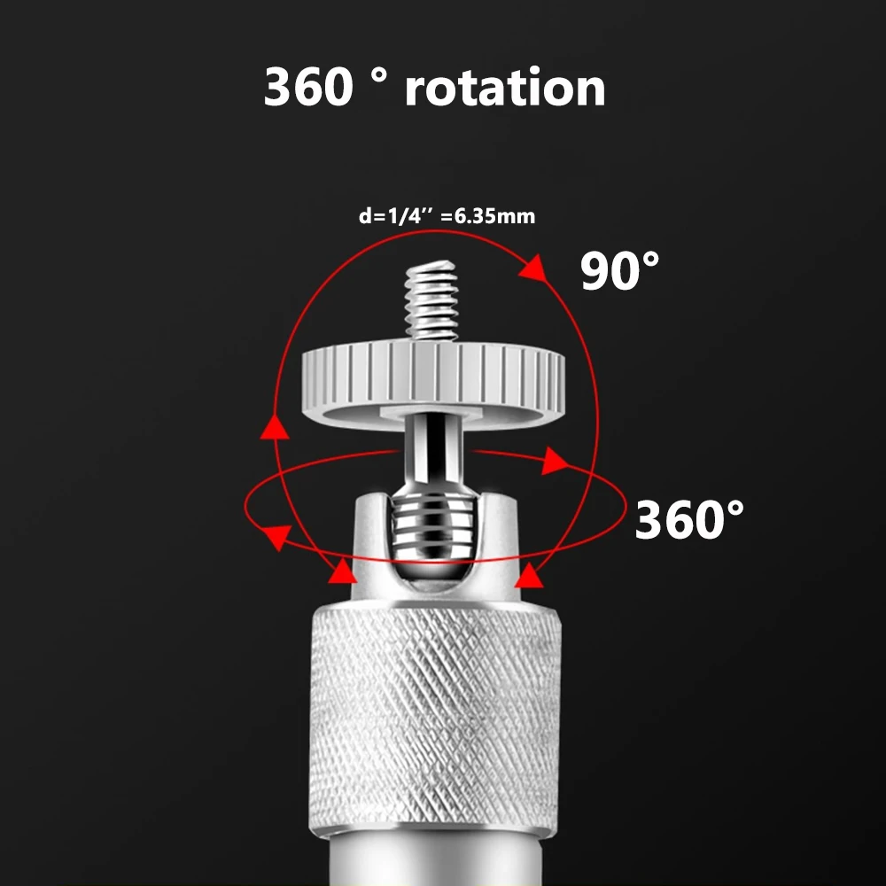 Universal Camera Holder Stand Monitor Aluminum Alloy Telescopic Bracket Bracket Extension Monitoring Pole Camera Long Bracket