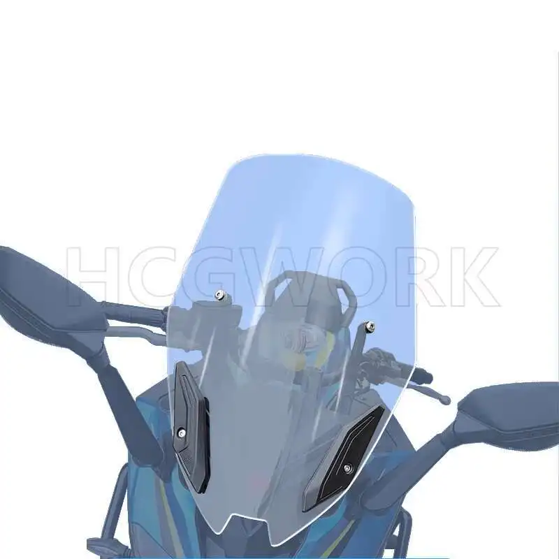 

Motorcycle Accessories Windshield Hd Transparent Heighten Widen for Cfmoto Cf400-8 400gt 650gt Cf650-8