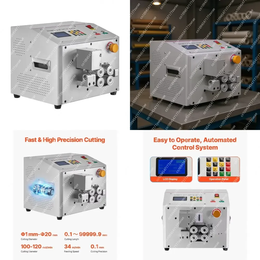 Auto Pipe Cutting Machine 1mm-20mm Diameter 0.1mm-99999.9mm Length LCD Display for PVC PE Pipe