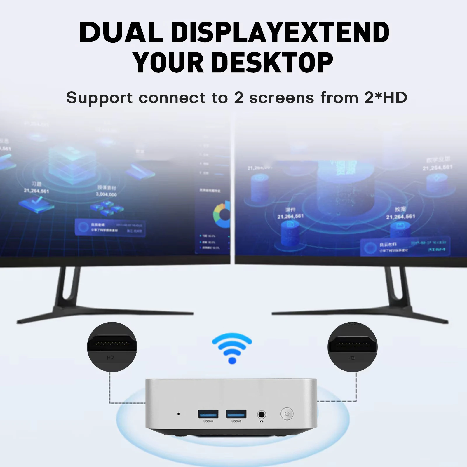 2025 Mini Computer PC Windows 10 Intel Core i7-8500Y 12 GB DDR4 512 GB 1 TB 2 TB SSD UHD Grafische Draagbare Mini Pc Desktop