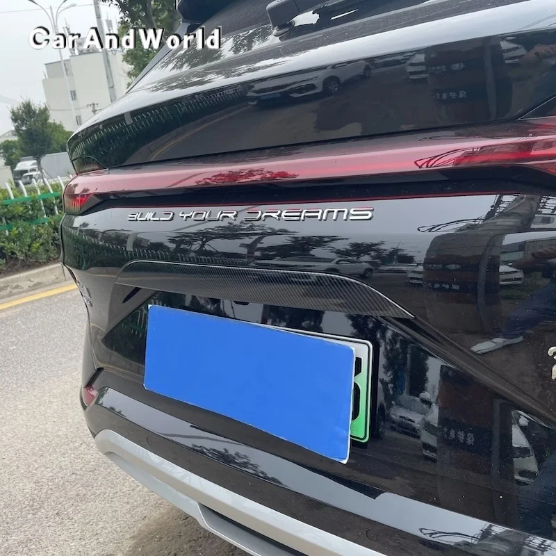 Rear Trunks Tail Door Strip Tailgate Protective Cover Trims Car Accessories For BYD SONG PLUS SEAL U SEALION 6 EV DM-i 2023-2026