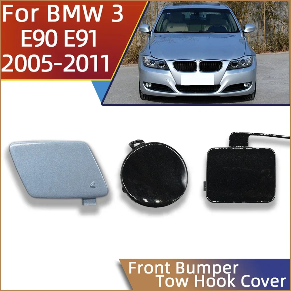 

Bumper Tow Hook Cover For BMW 3 E90 E90LCI E91 M-Sport 2005-2011 Trailer Shell Bumper Decoration Cap 51117167575 51117207299