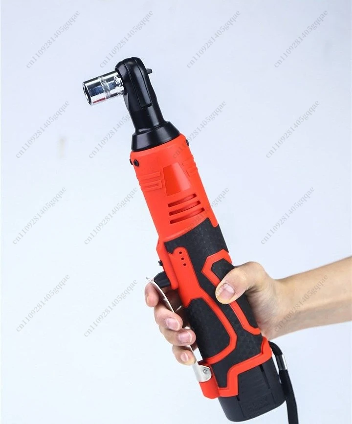 18V Kabelloser Elektrischer Schraubenschlüssel Ratschenschlüssel-Set Winkelbohrer Schraubendreher Autoreparaturwerkzeuge – Detail 3