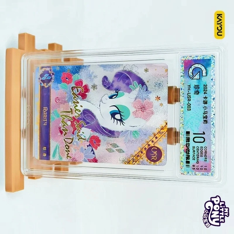 

Kayou Genuine My Little Pony Card Rarity Редкая USR GGS Graded 10, коллекционная игрушка-карта в стиле аниме, подарок для фанатов
