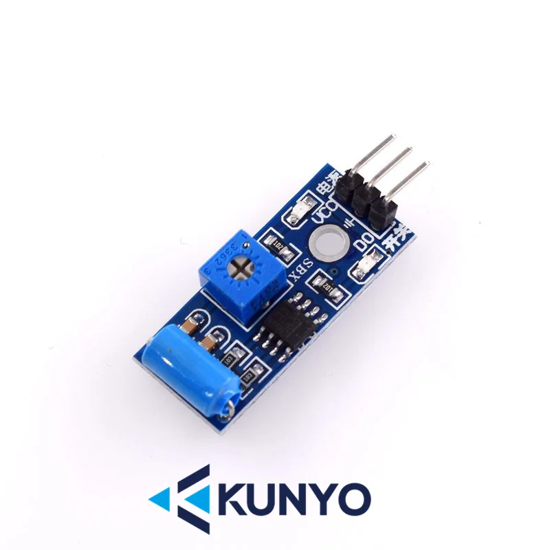 Normally closed vibration sensor module Alarm sensor module Highly sensitive vibration sensor module