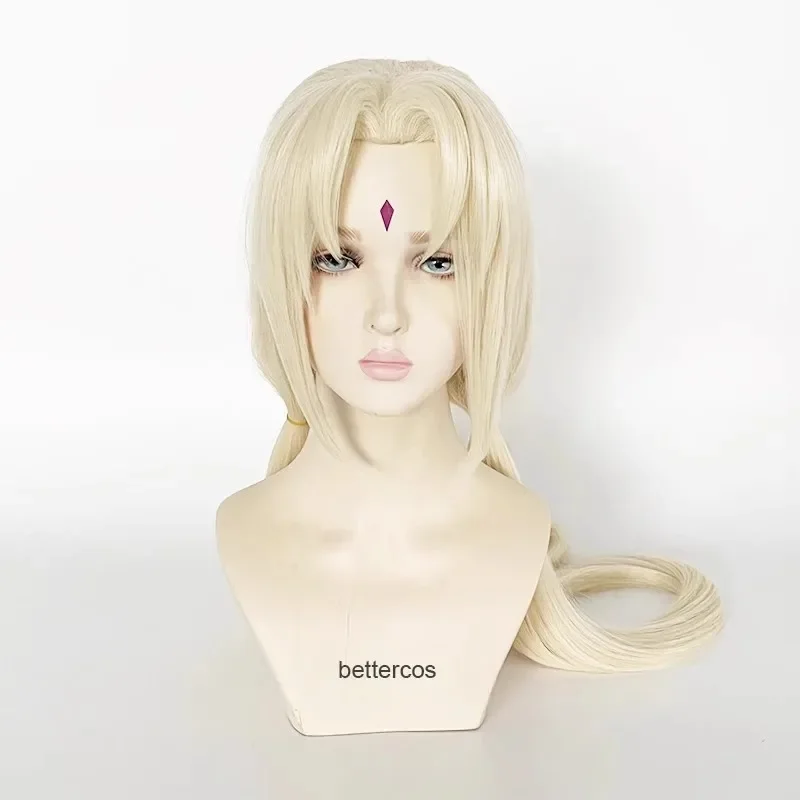 Perruque longue de cosplay Anime Tsunade pour femme, costume d'Halloween, accessoires sexy, taille unique, nouveau