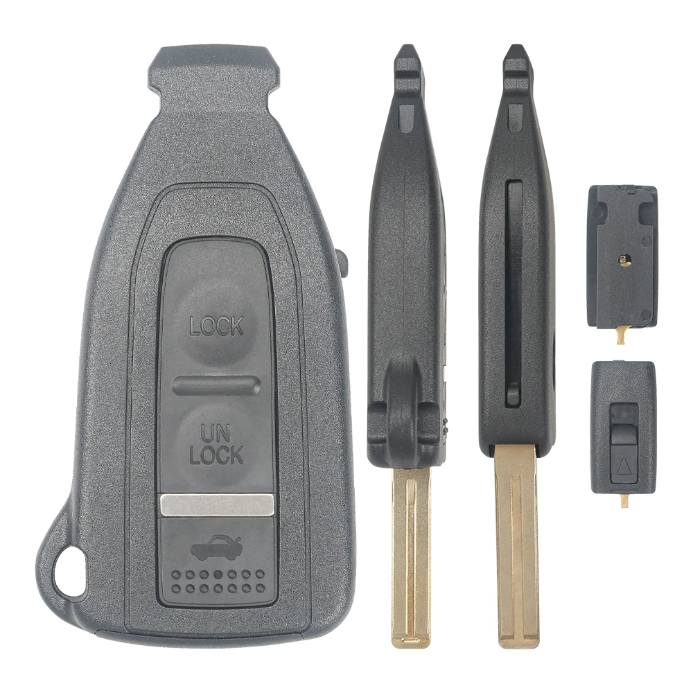 Okey Remote Car Key Shell 3 Button HYQ12BZE For Lexus LS430 2002 2003 2004 2005 2006 Key Cover Replacement