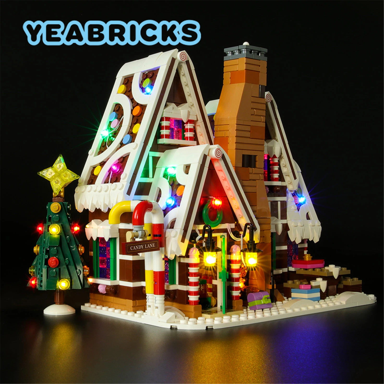 YEABRICKS LED Light Kit for 10267 Gingerbread House Building Blocks Set (NOT Include The Model) Toys for Children Christmas Gift