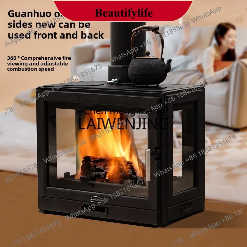 

z189 wood burning cast iron fireplace for heating firewood winter indoor firewood stove