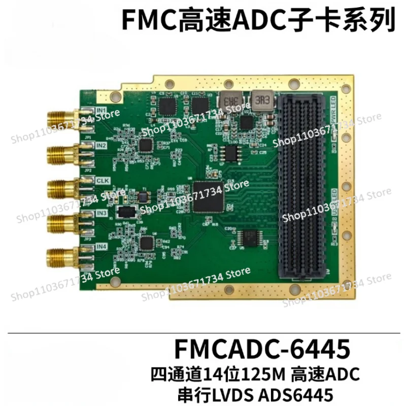 High-speed ADC 125M Four-channel 14-bit FMC Acquisition Daughter Card ADS6445