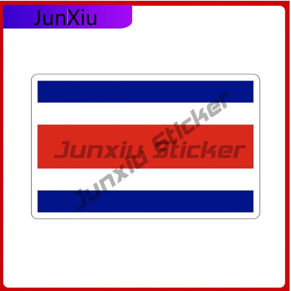 

Costa Rica Flag Travel Sticker Exterior Accessories Scratch-proof Stickers For Laptops Water Bottles Guitar Suv Motorcycle Phone
