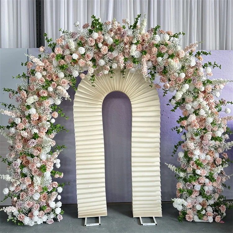 

Arch window arrangement simulated flower decoration wedding stage props decoration artificial flower arch