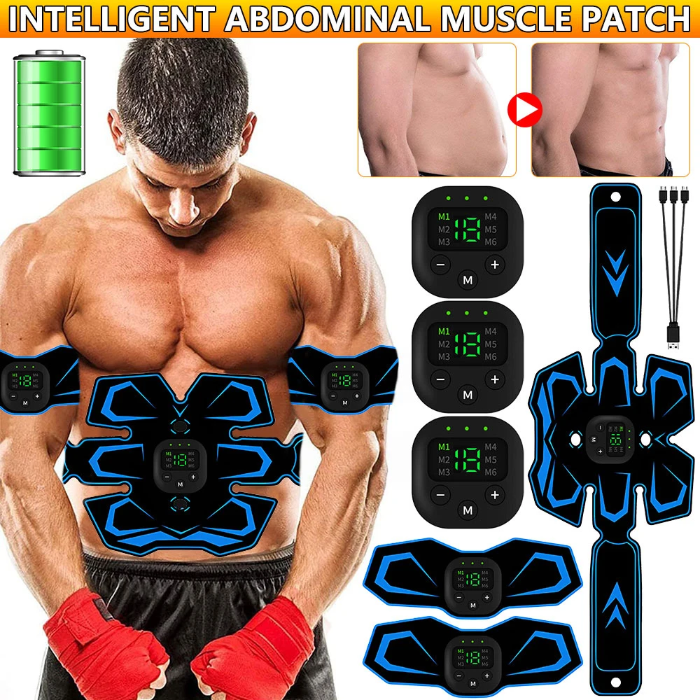 

Smart EMS Wireless Muscle Stimulator Fitness Trainer Abdominal Training Electric Weight Loss Stickers Body Slimming Massager