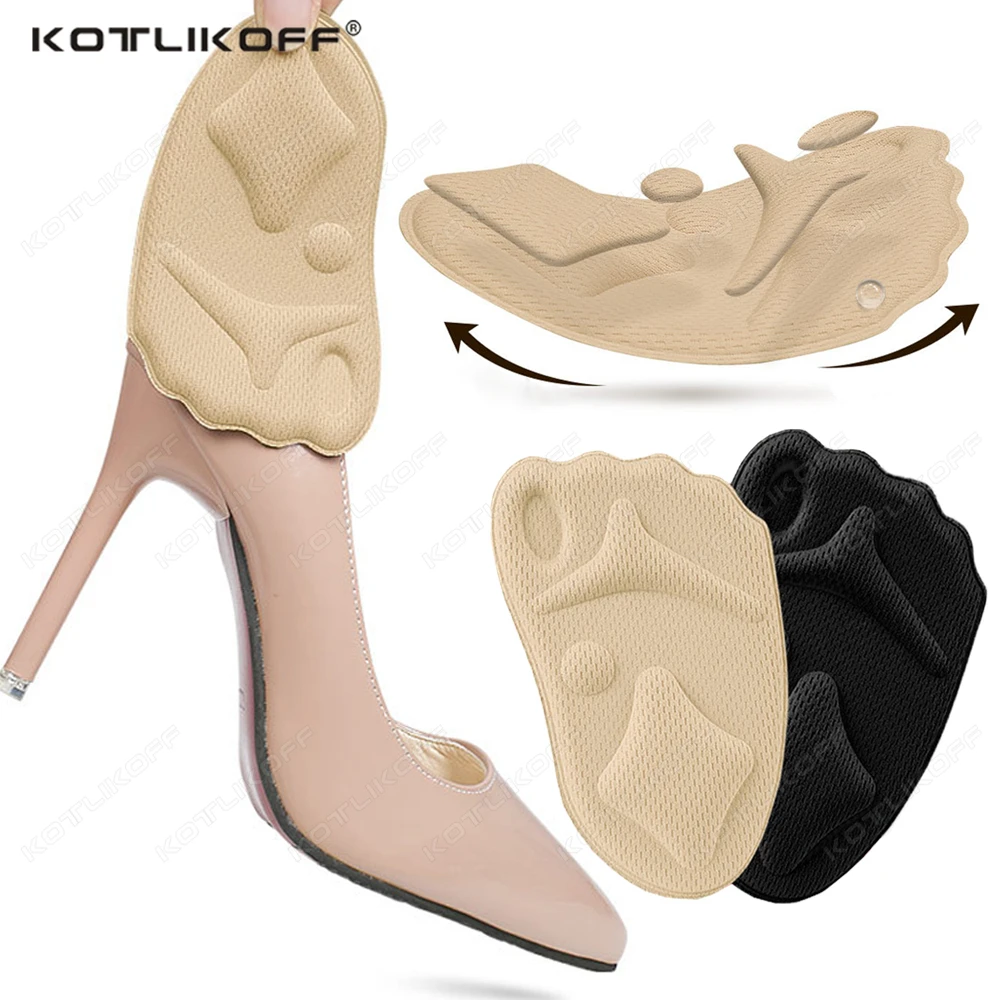 Women Forefoot Half Insoles for Shoes Shoe Size Reduce Insert Shoe Pads Comfort High Heels Toe Protector Cushion Foot Care Pad