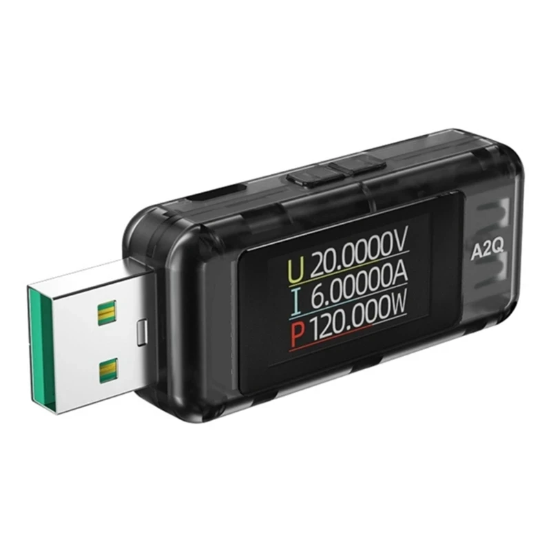 

Hot New A2Q USB And Current Meter Tester Fast Charging 8A 120W USB Power Tester With Acceleration