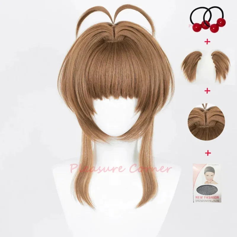 NO4 аниме Card Captors Сакура косплей парик несколько версий Сакура Киномото косплей парик термостойкие синтетические парики VOCOS