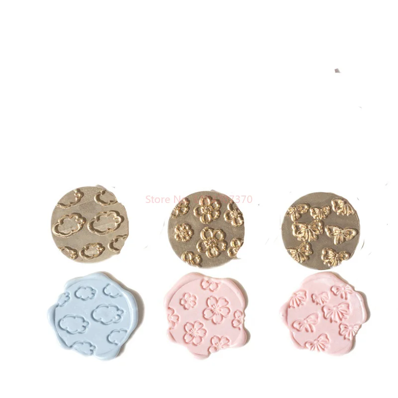 New Wax Seal Stamp，Sakura Embossed Sealing Wax Stamp  Set 3d Relief Fire Paint Seal For DIY Scrapbooking Envelope Metal Seal Toy