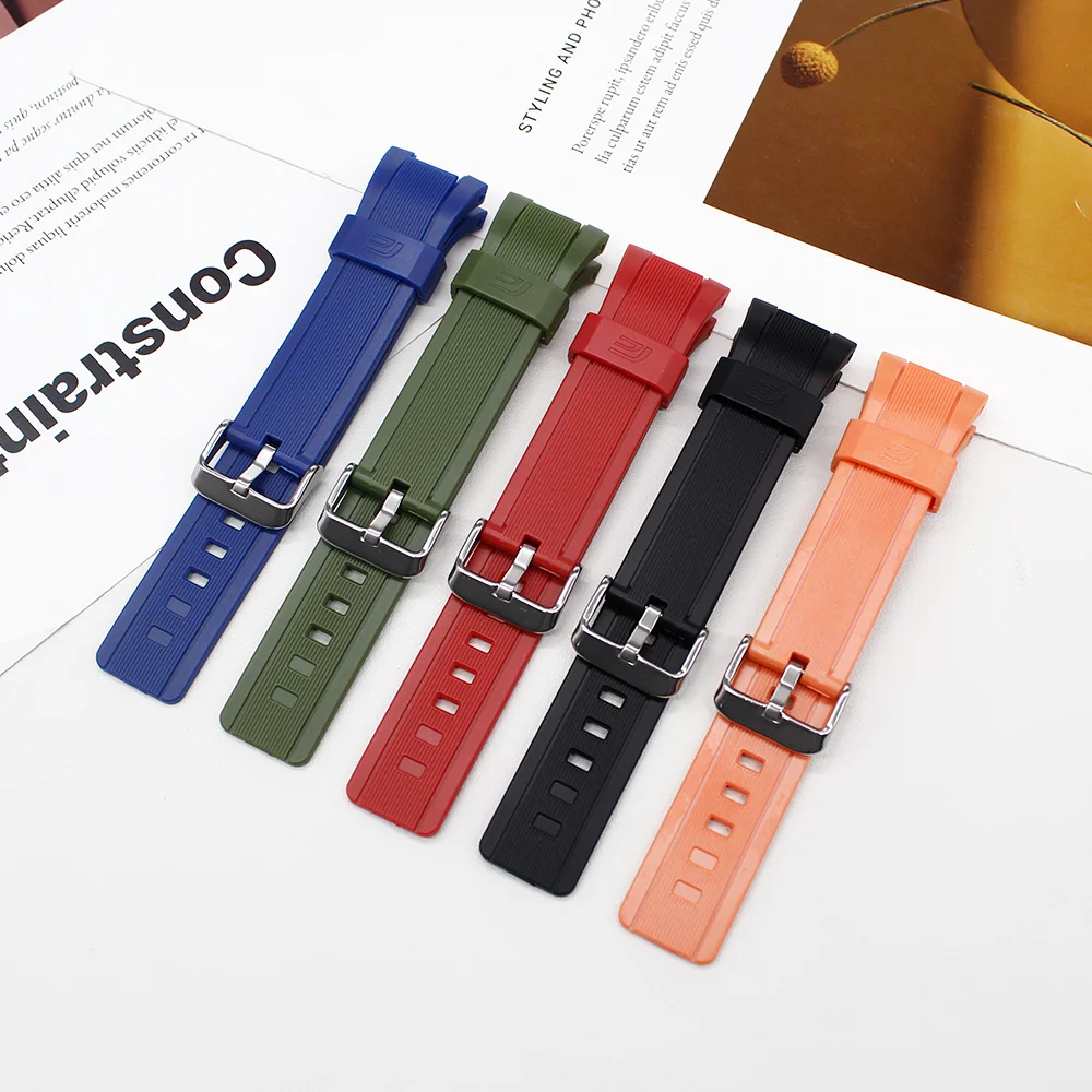 WatchBand for ECB-2000 ECB-2000PB Soft Rubber Watch Strap TPU Bracelet Watch Accessories comes with tools