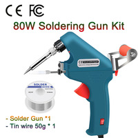 6080W Electronic Welding Torch Kit Internal Heat Helping Hand Soldering Iron Set Automatic Tin Feeding Machine Power Repair Tool