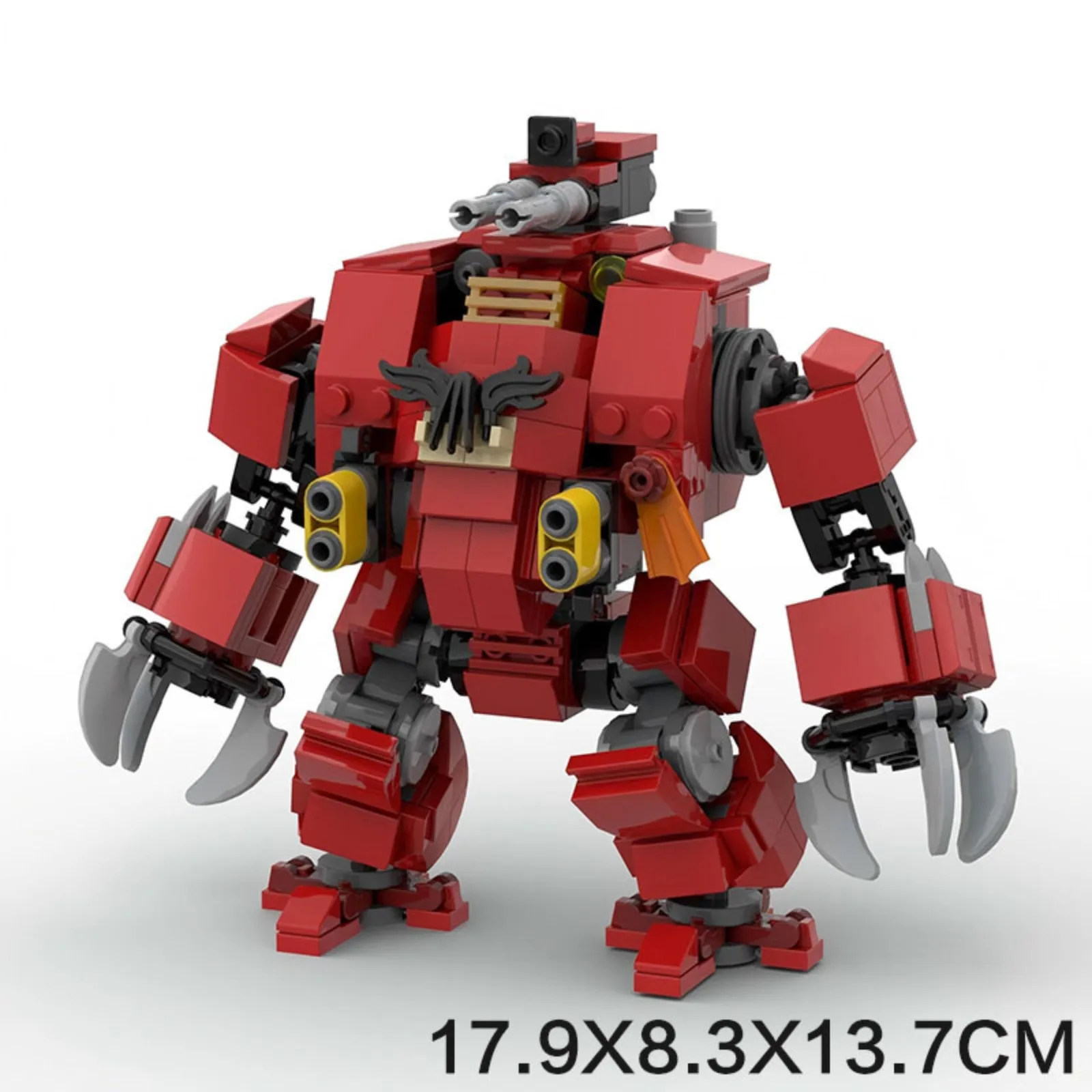 Set di blocchi militari a tema MOC Blood Angels - Kit modello ad alta compatibilità