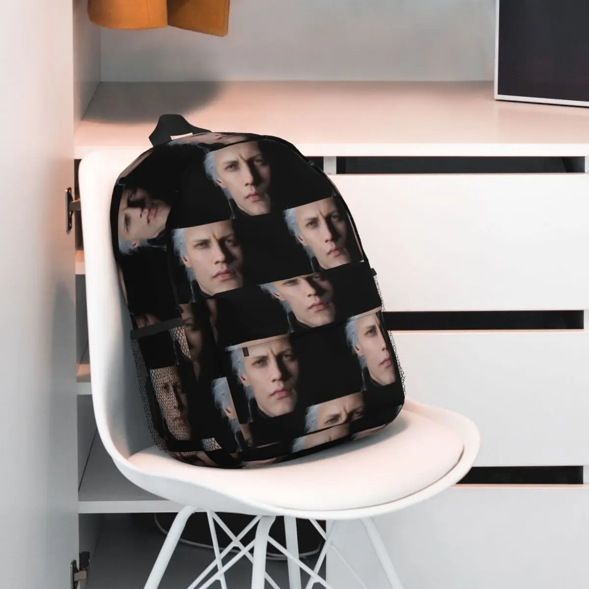Devil May Cry 5 - Vergil Poster Backpack Hot Sale Daypack Large Capacity Boys Girls BookBag Shoulder Bags Men Women School Bag