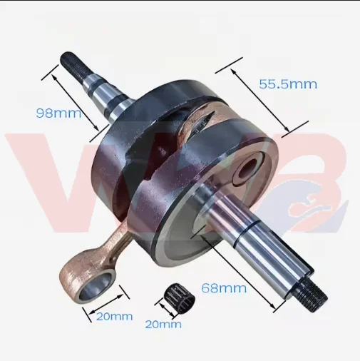 For YAMAHA DT125 DT175 DT 125 175 1978-1981 MX175 1979-1981 Motorcycle Crankshaft Connection Rod Engine Assembly Crank Shaft Kit