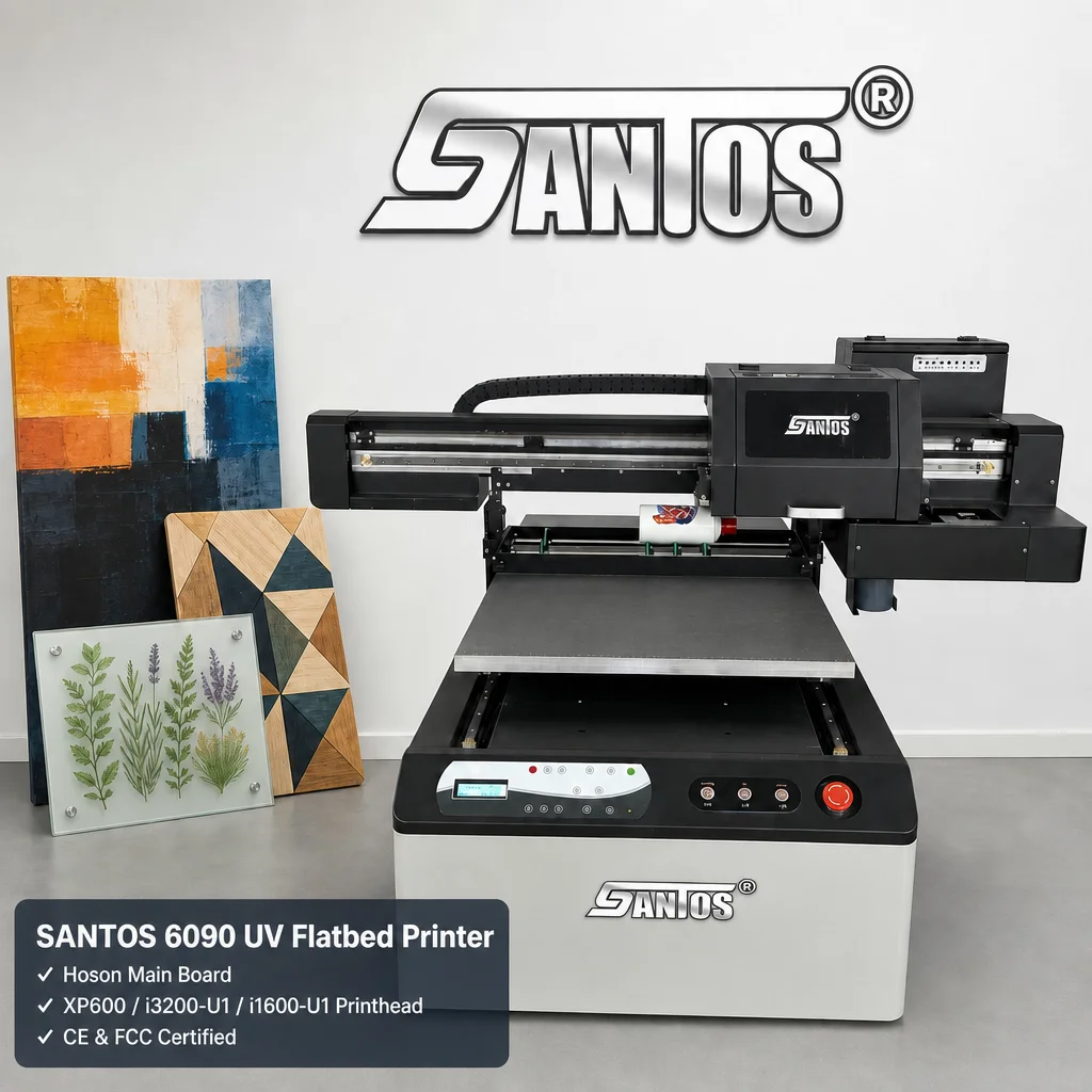 Commercial Glass Printing - 6090 UV Flatbed Printer XP600 I1600-U1
