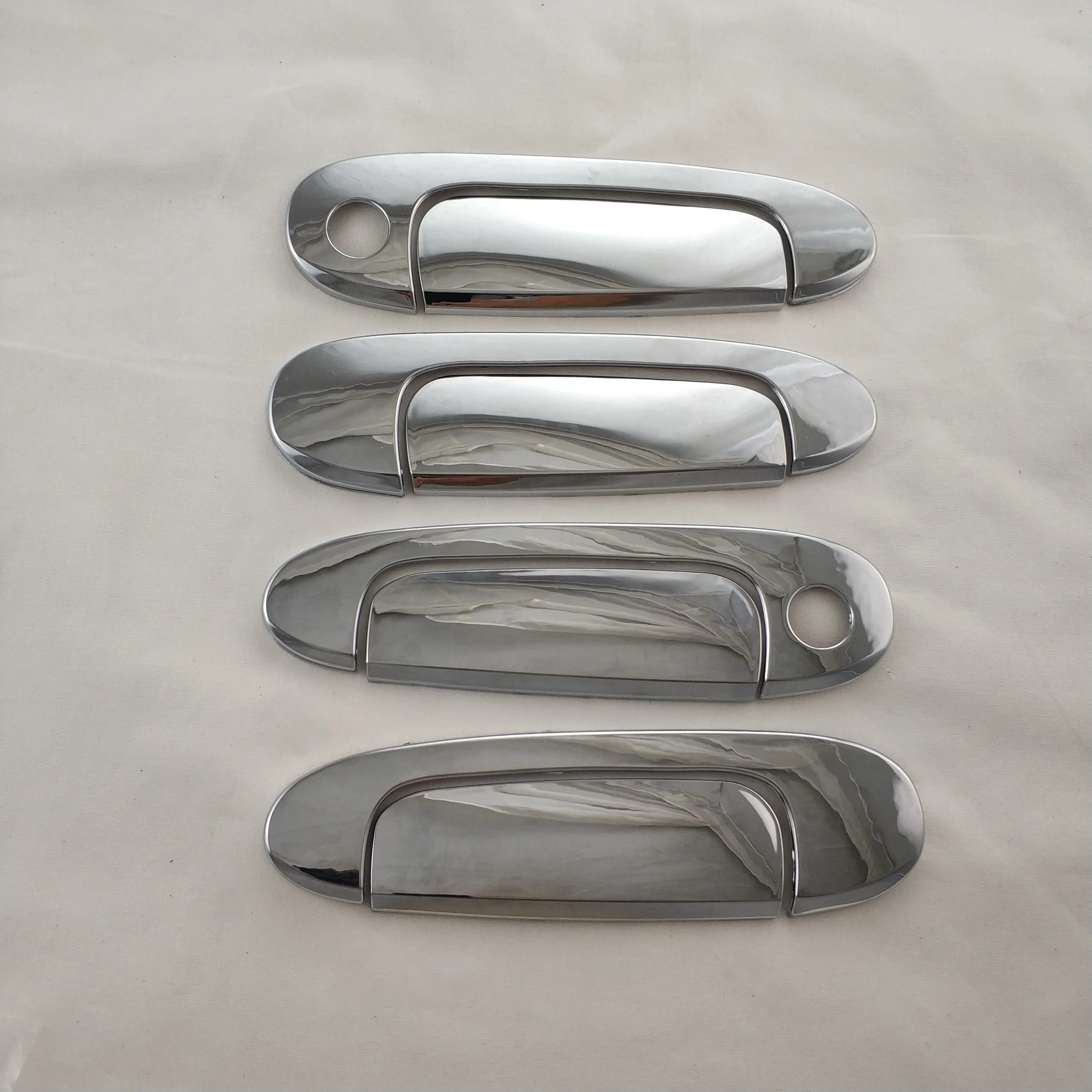 For Toyota Yaris Vitz 1996 1997 1998 2000 8pcs New Car Abs Chrome Accessories Plated Door Handle Bowl Cover Trim Paste Style