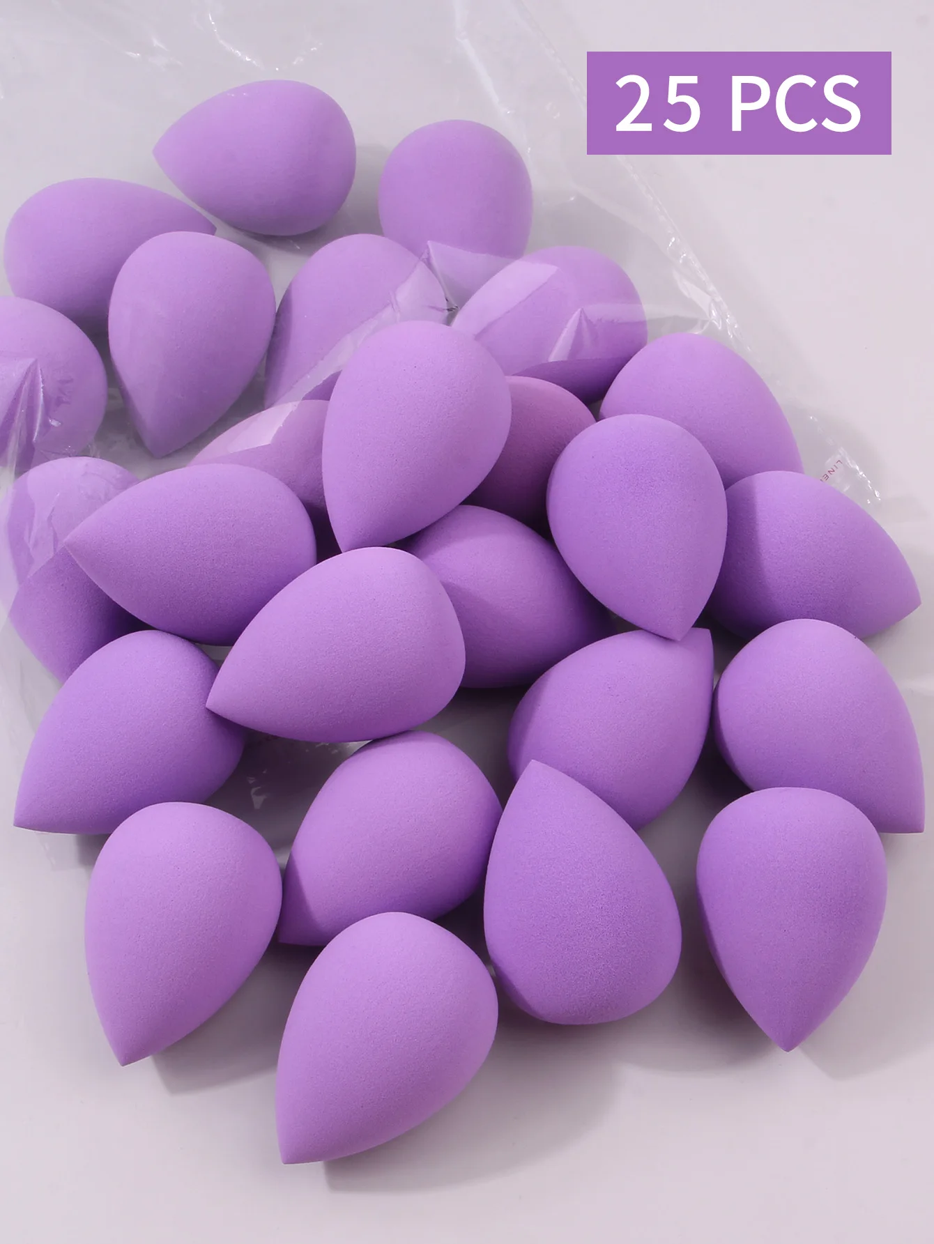 25pcs Portable  Beauty Eggs Powder Makeup Eggs Wet & Dry Makeup Sponge Air Cushion Makeup Eggs  Brush Beauty Eggs Makeup Tools