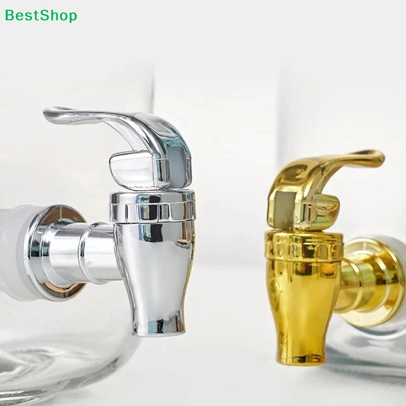 〔Q〕Electroplated Plastic Beverage Faucet Cans Juice Dispenser Containers Bucket Tap Switch Valve For Home Bar Use