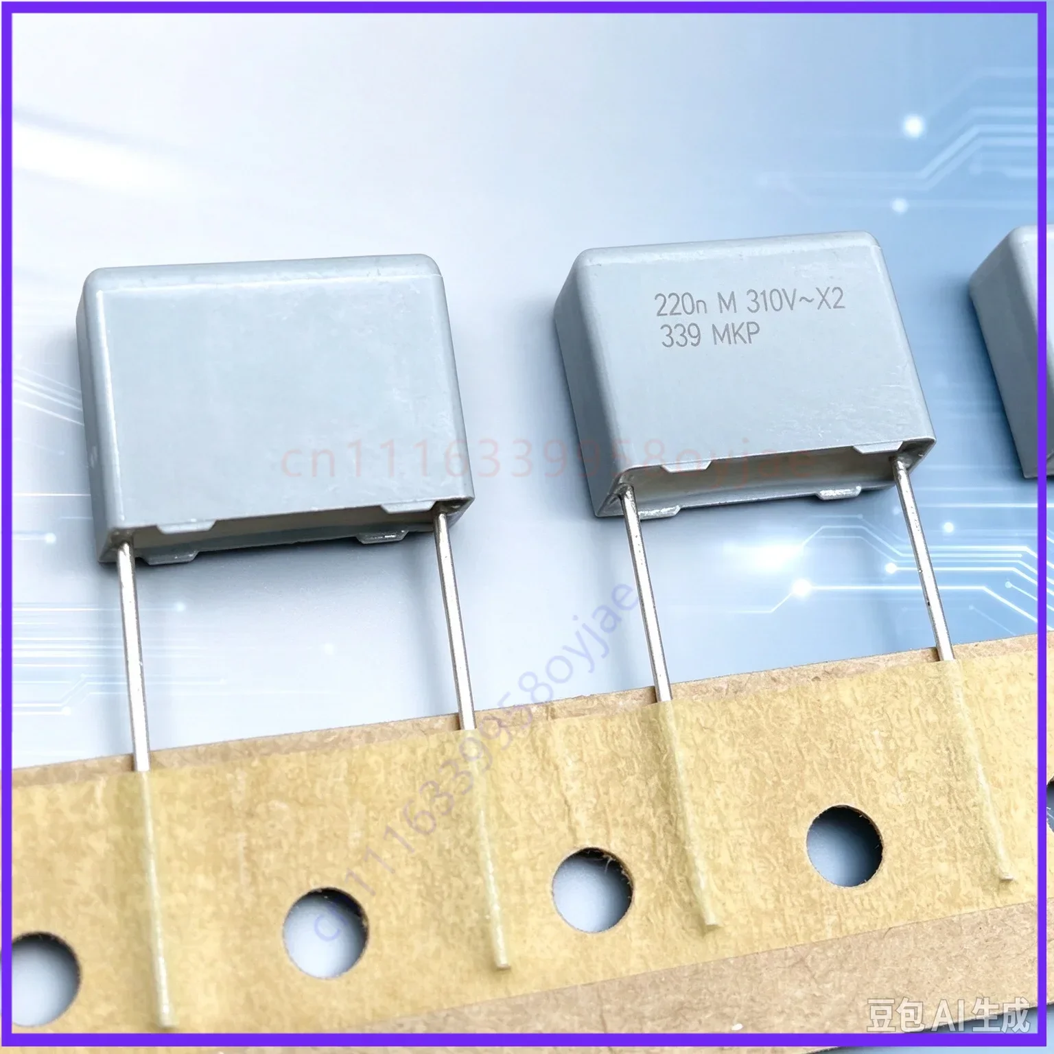 Metallized Vishay MKP339 220nf 0.22uf 224 310v X2 Safety Capacitor BFC2339 for Vishay  100pcs