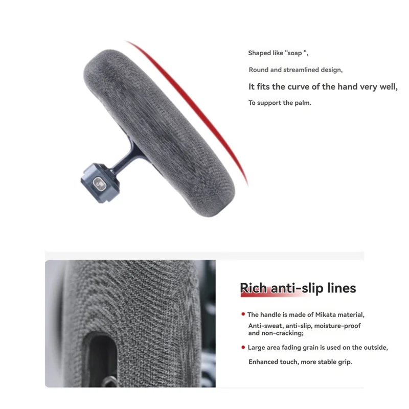 

AU61-F22 Quick Release Soap Side Hand Grip Kit For Sony Canon Nikon Cameras Left & Right Side Handle Mount