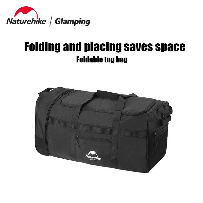 

Naturehike Foldable 88L Draggable Camping Equipment Storage Bag Outdoor Tools Tug Bags Large Capacity Travel Cases with Wheel