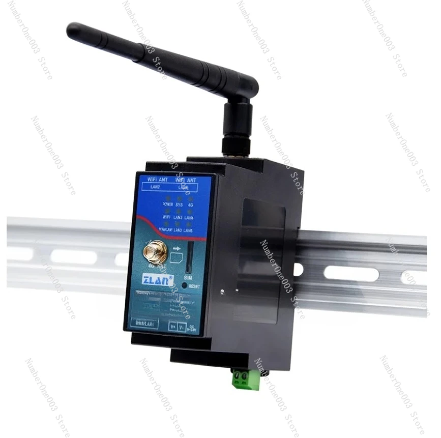 9809M Industrial 4G LTE Modem WIFI Router Din-Rail