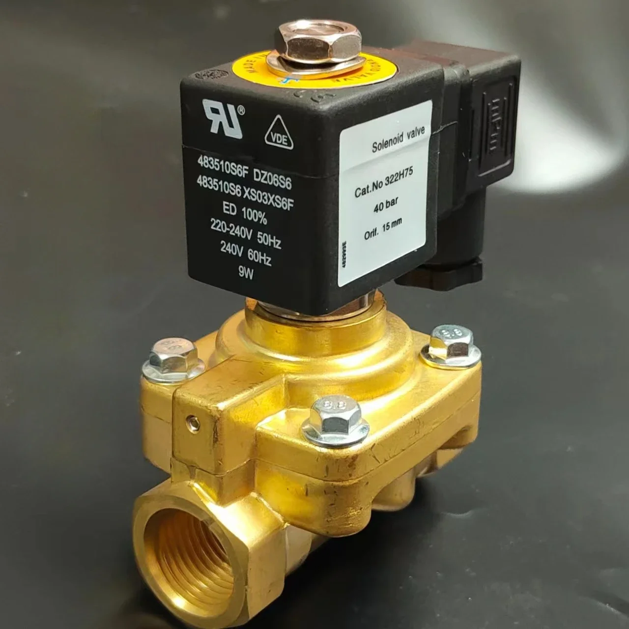 

High Pressure Solenoid Valve 322H75 322H7506 Unloading Valve DZF-14 Solenoid Valve