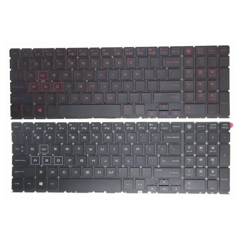 Teclado para ordenador portátil HJ US con retroiluminación para HP 15-DH 15-DC Q211 C143 OMEN 15 DC0003la DC005TX DC0004TX 15-DH TPN-Q211