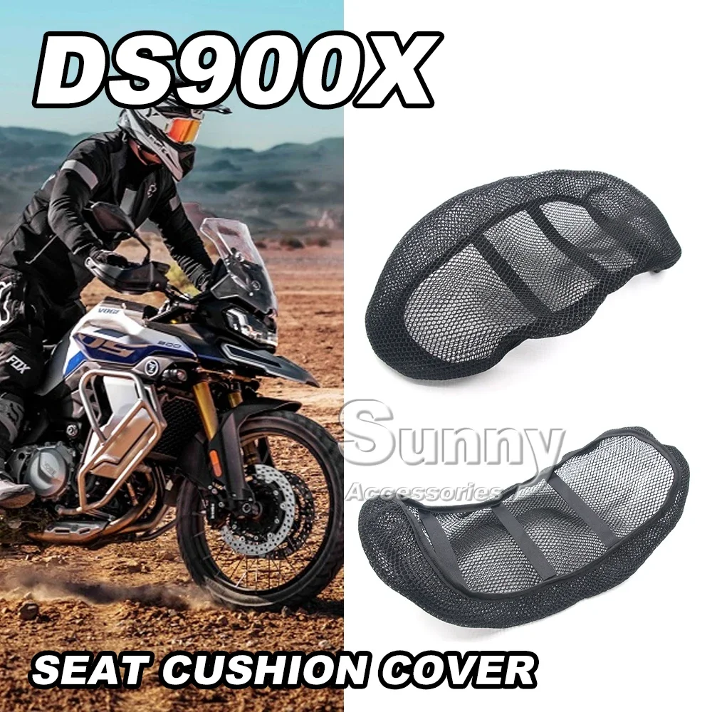 

Motorcycle 3D Honeycomb Mesh Cushion Seat Covers DS 900 X Heat Insulation Breathable Cushion Seat Covers For Loncin VOGE DS900X
