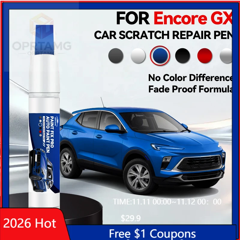 Automotive Parts Tools For 1996-2025 Buick Encore GX Paint Repair Brush Touch Up Scratch Remover DIY Auto Accessories Black Whi