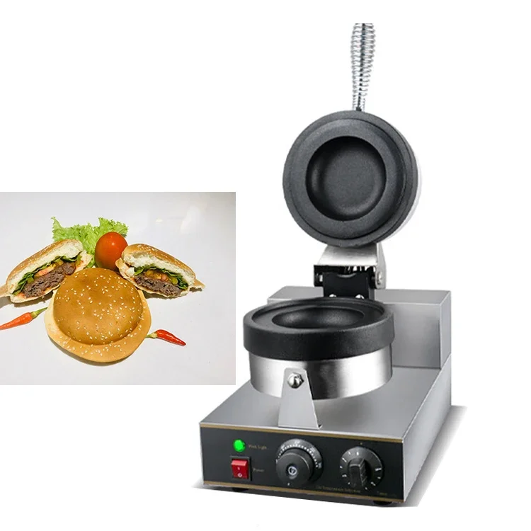 Commercial UFO Hamburger Baking Machine Electric Burger Maker Machine Easy To Operate For Snack Bar Use