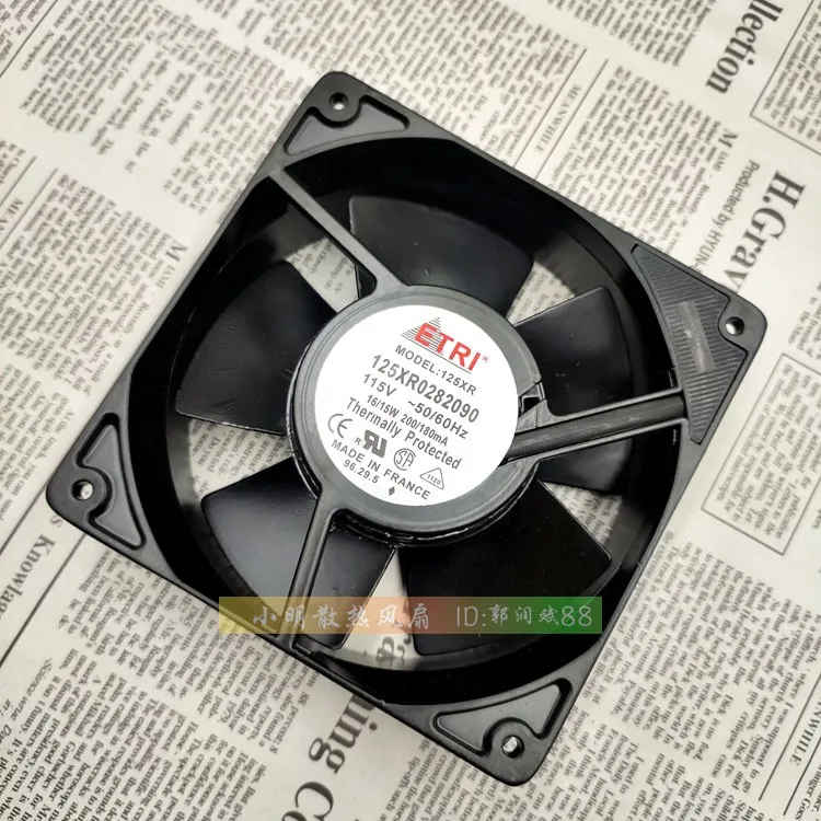 

FRANCE 125XR0282090 115V 16 15W 12038 METAL HIGH TEMPERATURE RESISTANCE COOLING FAN