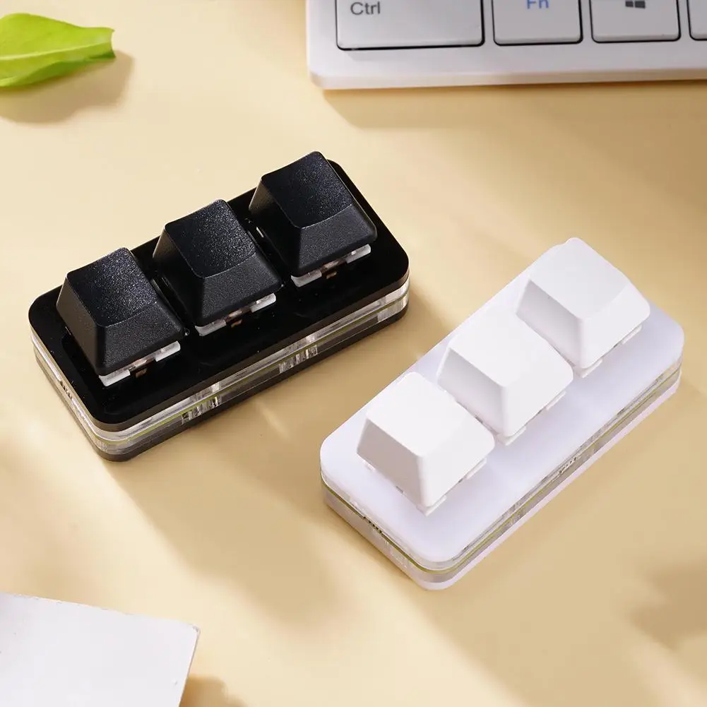OSU Custom Mini Keypad USB 3 Keys Programming Macro Keyboard Copy Paste Cut HID Mechanical Keyboard For Photoshop Gaming