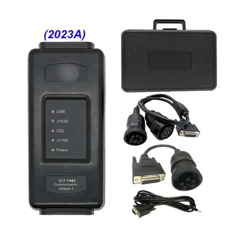 

Коммуникационный адаптер CAT ET4 317-7485 2023A III CAT4 J1939 ET4 с ящиком для инструментов для диагностического инструмента тяжелых грузовиков CAT ET4