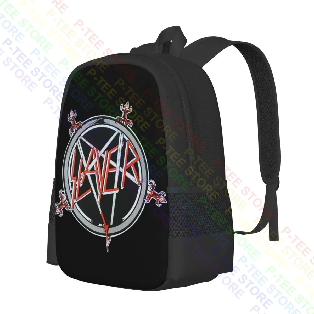 Slayer Pentagram Logo Metal Rock BandBackpack Large Capacity Hot Clothes Backpacks