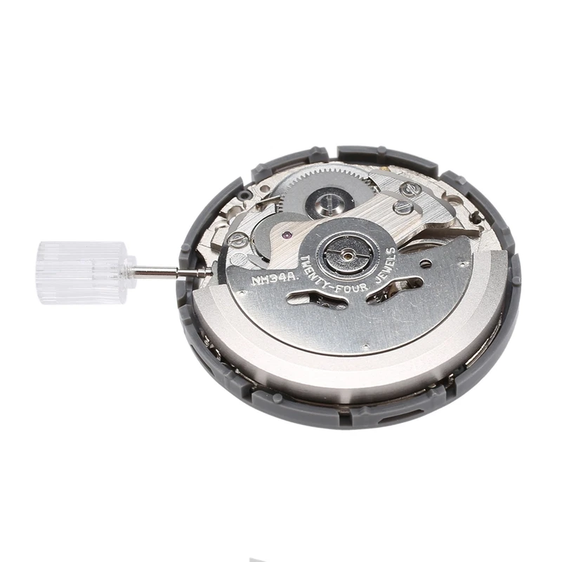 2PCS NH34A NH34 Movement 3 Digit Calendar GMT Automatic Movement High-Precision Movement Watch Accessories