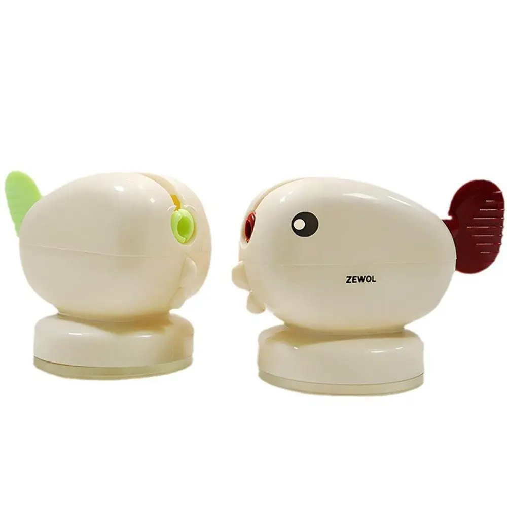 Cute Rotary Paste Dispenser Toothpaste Seat Holder Suction Cup Whale Toothpaste Squeezer Toothpaste Holder Bathroom Accessories