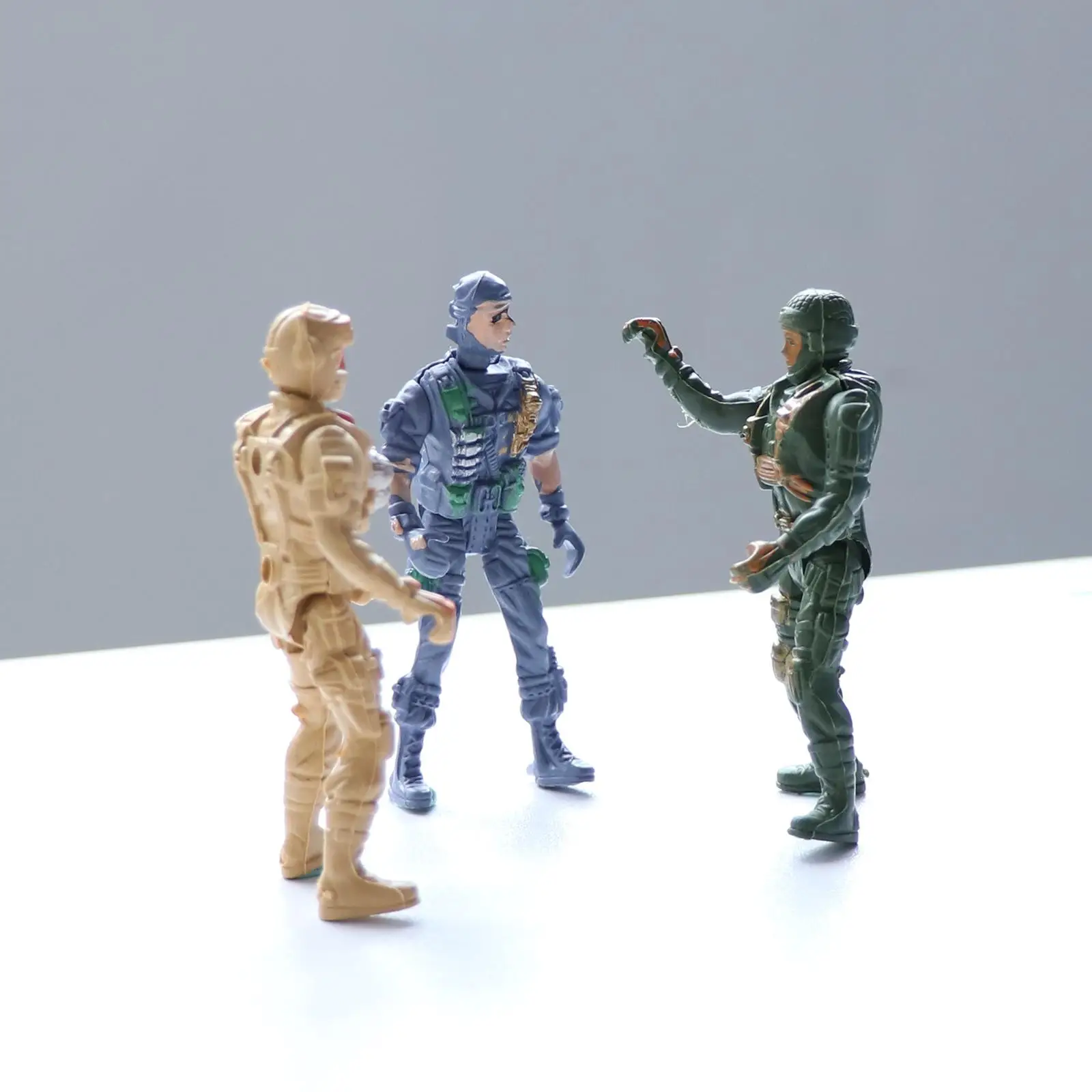 10pcs Play Set, Plastic Toy, 9 Cm, Soldier, Army, Men, Figures, Kids Toys